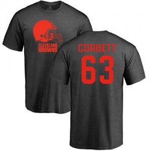 Austin Corbett Ash One Color - #63 Football Cleveland Browns T-Shirt