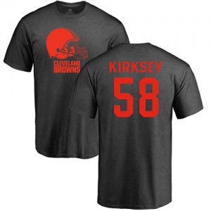 Christian Kirksey Ash One Color - #58 Football Cleveland Browns T-Shirt