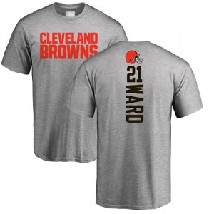 Denzel Ward Ash Backer - #21 Football Cleveland Browns T-Shirt
