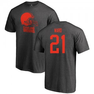 Denzel Ward Ash One Color - #21 Football Cleveland Browns T-Shirt