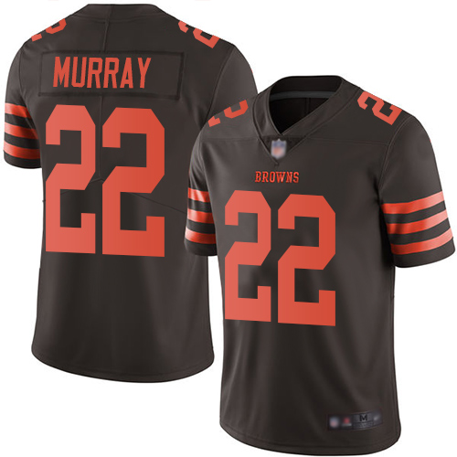 Limited Men's Eric Murray Brown Jersey - #22 Football Cleveland Browns Rush Vapor Untouchable