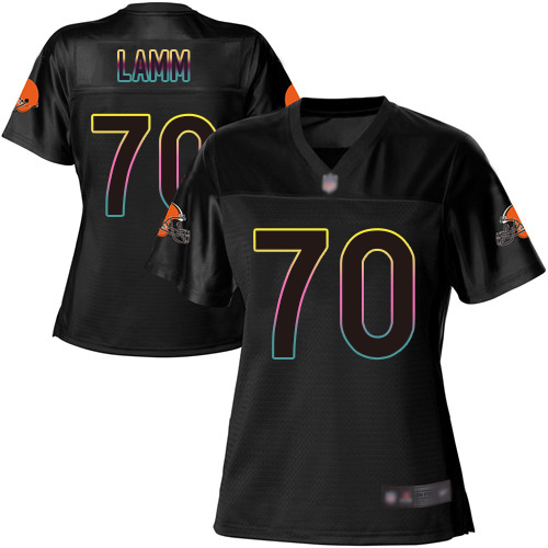 Game Women's Kendall Lamm Black Jersey - #70 Football Cleveland Browns Fashion